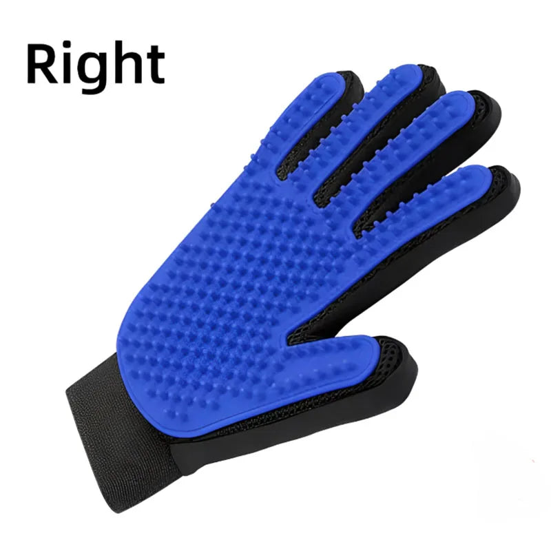 FurJoy™ 🐶🐱 Pet Grooming Glove – Remove Loose Hair & Massage Your Pet Effortlessly