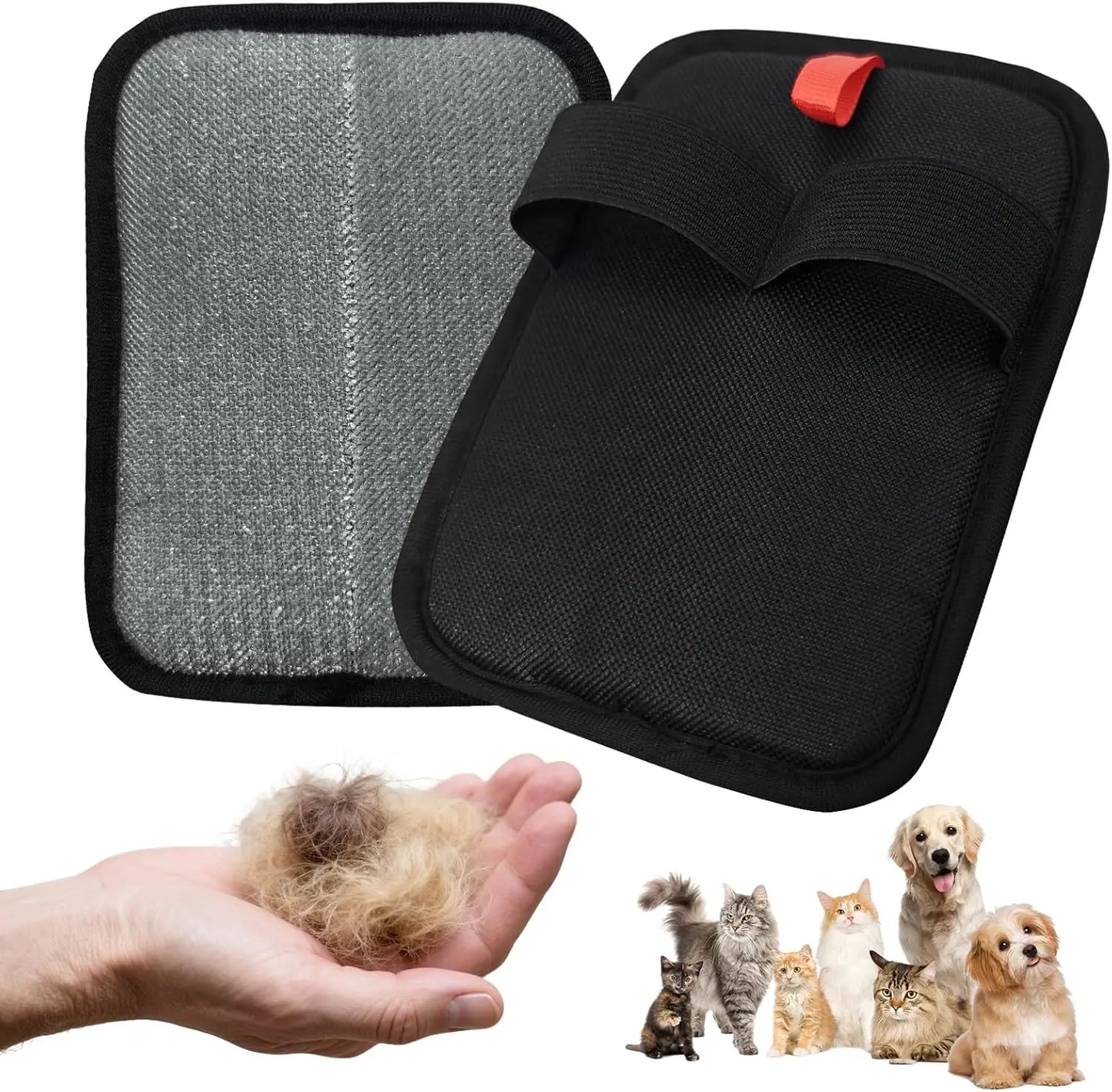 FurJoy™ Electrostatic Pet Hair Removal Gloves – Double-Sided Magic Grooming & Cleaning Tool for Cats & Dogs 🐾