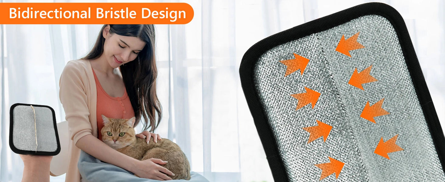 FurJoy™ Electrostatic Pet Hair Removal Gloves – Double-Sided Magic Grooming & Cleaning Tool for Cats & Dogs 🐾